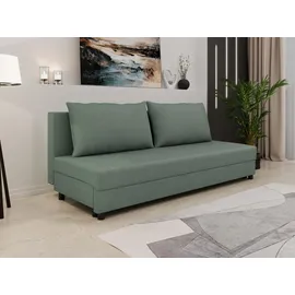 Homesy Schlafcouch 2-Sitzer Grün