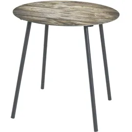 Haku-Möbel HAKU Möbel Beistelltisch Glas schwarz 40,0 x 40,0 x 41,0 cm