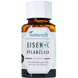 Naturafit Eisen plus C pflanzlich Kapsel 60 St