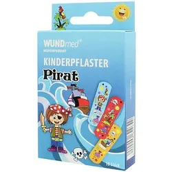 WUNDmed® Pflaster Pirat bunt 1,9 x 6,3 cm, 10 St.