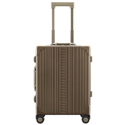 ALEON Handgepäck-Trolley Traveler, 4 Rollen, Aluminium braun