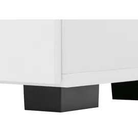 Mendler HWC-N87 Badkommode 80 x 138 x 36 cm Braun/Weiß