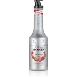 Monin Le Fruit Strawberry Obstpüree zur Zubereitung von Getränken Geschmack Strawberry 1000 ml