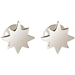 Gemshine Ohrringe 'Konstellation Nordstern' silver coloured Grau Damen 