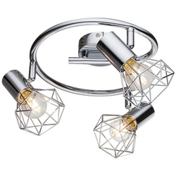 GLOBO LIGHTING Deckenleuchte »XARA I«, E14, ohne Leuchtmittel - grau