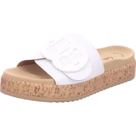 Gabor Plateau Pantolette weiß 43 EU