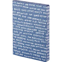 Graphic Word Plays Gepunktetes Notizbuch L 256 Seiten 120 g/m2