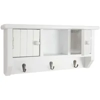 MCW Schlüsselbrett 40 x 19 x 8 cm Weiß