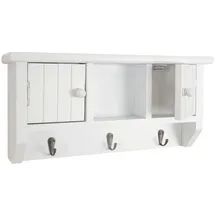 MCW Schlüsselbrett 40 x 19 x 8 cm Weiß