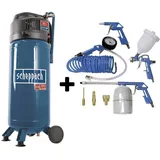 Scheppach - Druckluft Kompressor Vertikal Olfrei Hc51v 50 L Mit Zubehor