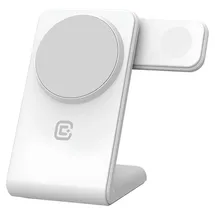 Crong CRG-MSPS-WHT, Qi Wireless MagSafe 3-in-1 Weiß