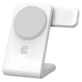 Crong CRG-MSPS-WHT, Qi Wireless MagSafe 3-in-1 Weiß