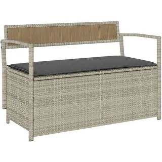 vidaXL Gartenbank 55 x 74 x 0 cm Grau