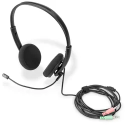 DIGITUS On Ear Office Headset mit Geräuschreduzierung, 3,5 mm Stereo