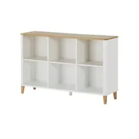 Paidi Kinderregal Lotte & Fynn 142,4 x 89,7 x 40,5 cm Eiche massiv weiß