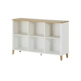 Paidi Kinderregal Lotte & Fynn 142,4 x 89,7 x 40,5 cm Eiche massiv weiß