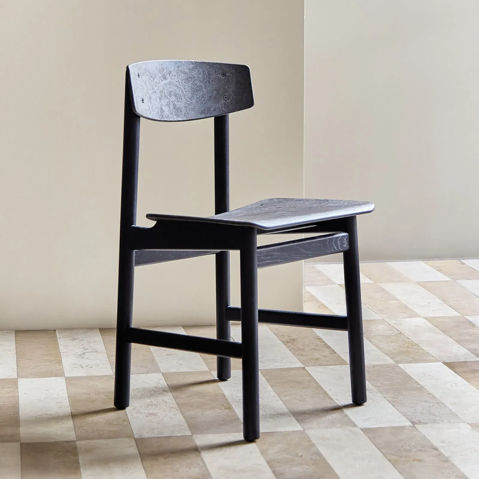Zubehör MATER, Conscious  3162, Schwarz, für Esszimmer, Holz, Design - 47 - 78.5
