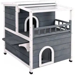 MCombo Kleintierstall 66 x 76 x 64 cm grau