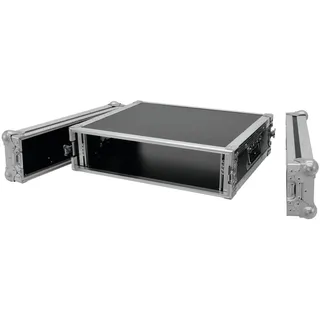 Omnitronic Rack Profi 19 Zoll Rack 2 HE Holz inkl. Griff