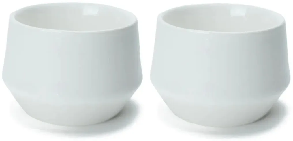 KRUVE | IMAGINE PORZELLAN SET | 2 Gläser im Set | WHITE