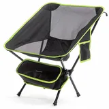 InnovaGoods Camping Klappstuhl  schwarz