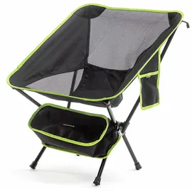 InnovaGoods Camping Klappstuhl  schwarz