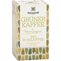 Grüner Kaffee Bio 54 g – Koffeinfreie Alternative im Doppelkammerbeutel