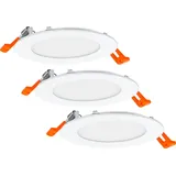 osram homelighting Downlight Slim Set 3 x 120mm 3000K 4099854445903 LED-Außenwandleuchte 8.00 W 550 lm Ø Weiß