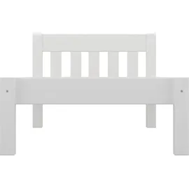 Erst-Holz Einzelbett V-60,38-09F 90 x 200 cm Kiefer massiv weiß