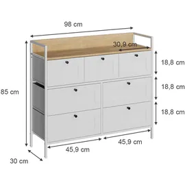 Vicco Belaro 98 x 85 cm Weiß
