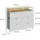 Vicco Belaro 98 x 85 cm Weiß