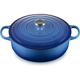 Le Creuset Signature Gourmet-Bräter 30 cm azur
