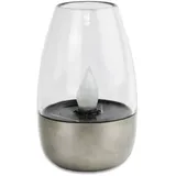 Kynast Solarleuchte Edelstahl/Kunststoff Höhe 10,5 cm 1 Stück Transparent/Silber
