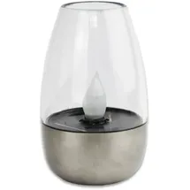 Kynast Solarleuchte Edelstahl/Kunststoff Höhe 10,5 cm 1 Stück Transparent/Silber