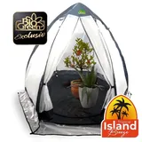 Bio Green Überwinterungszelt/Foliengewächshaus Tropical Island Breeze L | hochwertige RainExo-Folie | 2 große Belüftungsöffnungen | H 200 x Ø 240 cm