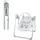 Kinderkraft - Babyschaukel SWINGEE mit Melodie, grau, 4xAAA/230V - Grau