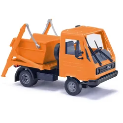 Multicar M26 mit Absetzkipper orange Modell von Busch 1:87
