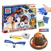 CRAZE WAS IST WAS Wissenschaft Adventskalender – Spielzeug-Adventskalender mit Experimenten für Kinder, Weihnachtskalender für Mädchen & Jungen ab 8 Jahren