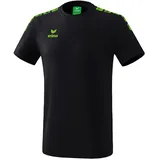 Erima Essential 5-C T-Shirt black/green gecko, 140