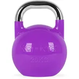 Kettlebell Competition 20 kg | Professional Studio Qualität | inkl. Übungsposter | Wettkampf Kugelhantel