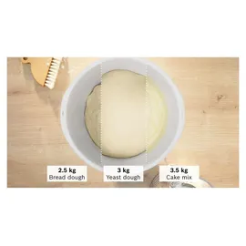 Bosch Kunststoff-Rührschüssel MUZS6KR Weiß