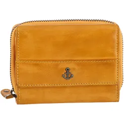 Geldbörse HARBOUR 2ND "Carla", gelb (oriental mustard), Leder, casual, Kleinlederwaren, mit RFID-Technologie