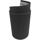 zaun|zu® Doppelstabmattenzaun 255 x 0 cm Anthrazit