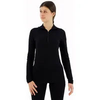 Icebreaker Merino 200 Oasis Thermo-Langarmshirt mit halblangem Reißverschluss Damen