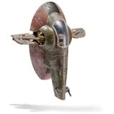 Jazwares Star Wars Micro Galaxy Squadron SWJ0027 - Bobas Fett's Starship, 20 cm Fahrzeug mit Figuren