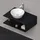 Duravit Waschtischunterschrank 80 x 26 cm Eiche Schwarz Matt