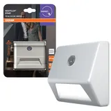 Osram NIGHTLUX Stair Nachtlicht, Weiß, Bewegungssensor, IP54, batteriebetrieben, 4000 K kaltweiß, ideal für Treppen und flexible Montage Optionen