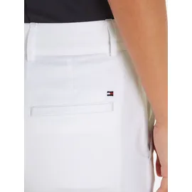 Tommy Hilfiger 7/8-Hose TOMMY HILFIGER Gr. 42, N-Gr, weiß (optic white) Damen Hosen mit Bügelfalten