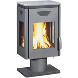 Kaminofen Typ10188-Trion gussgr.Natursteinabdeckpl. 8kW