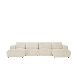 Wohnlandschaft  Torrino ¦ creme ¦ Maße (cm): B: 420 H: 95 T: 173.0